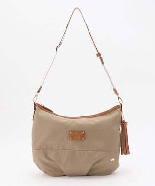 LA BAGAGERIE ナイロン　2wayショルダーバッグ グレージュ