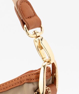 LA BAGAGERIE ナイロン　2wayショルダーバッグ グレージュ