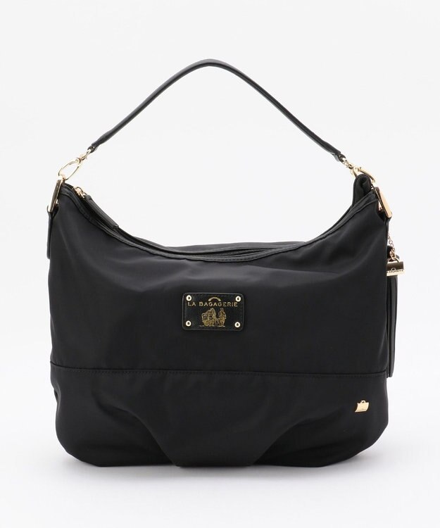 LA BAGAGERIE ナイロン　2wayショルダーバッグ ブラック