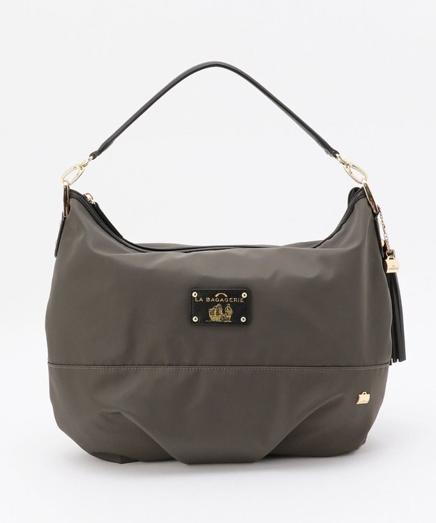 LA BAGAGERIE ナイロン　2wayショルダーバッグ グレー
