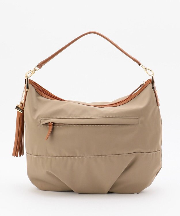 LA BAGAGERIE ナイロン　2wayショルダーバッグ グレージュ