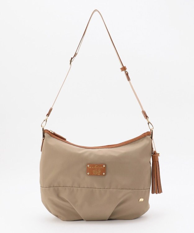 LA BAGAGERIE ナイロン　2wayショルダーバッグ グレージュ