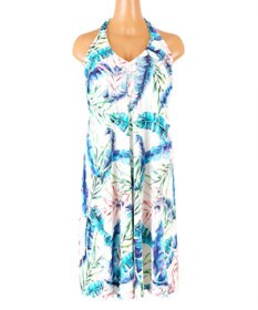 San-ai Resort（三愛水着楽園） 【SALE】【Coral veil】Mix Leaf　パレオワンピース 3点セット 9号/11号