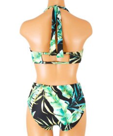 San-ai Resort（三愛水着楽園） 【SALE】【Coral veil】Mix Leaf　パレオワンピース 3点セット 9号/11号