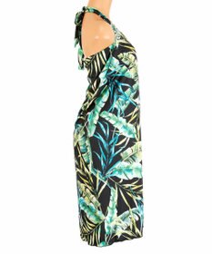 San-ai Resort（三愛水着楽園） 【SALE】【Coral veil】Mix Leaf　パレオワンピース 3点セット 9号/11号