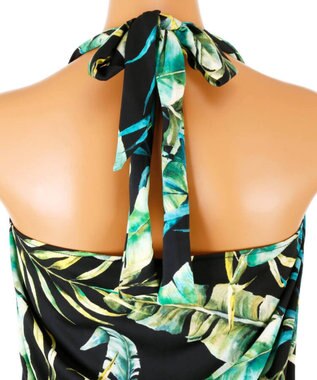 San-ai Resort（三愛水着楽園） 【SALE】【Coral veil】Mix Leaf　パレオワンピース 3点セット 9号/11号 オフホワイト