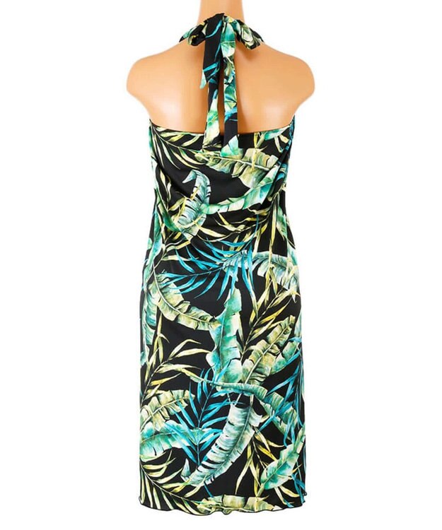 San-ai Resort（三愛水着楽園） 【SALE】【Coral veil】Mix Leaf　パレオワンピース 3点セット 9号/11号 オフホワイト