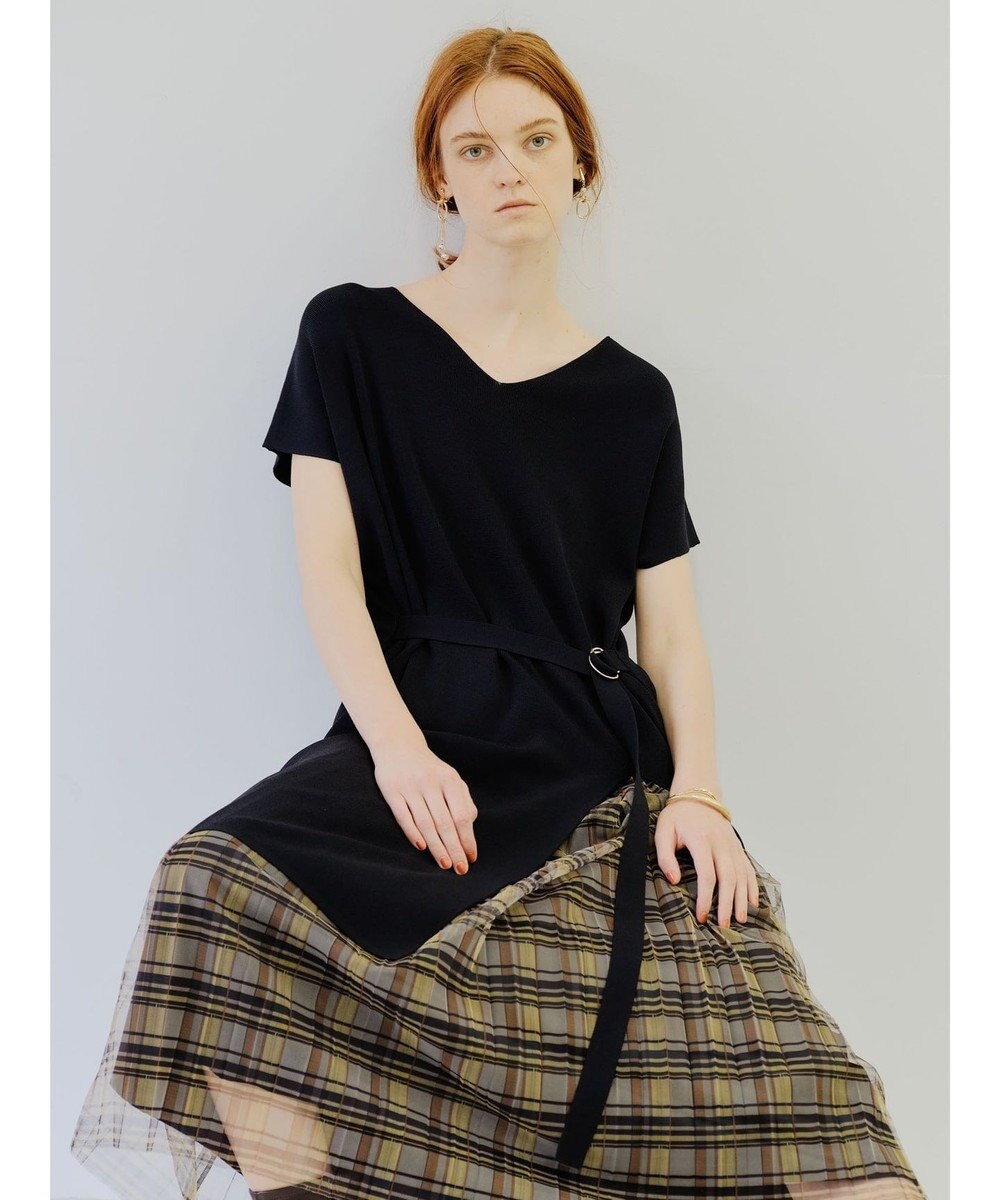 ベルテッドスリットニットワンピース Yecca Vecca ファッション通販 公式通販 オンワード クローゼット