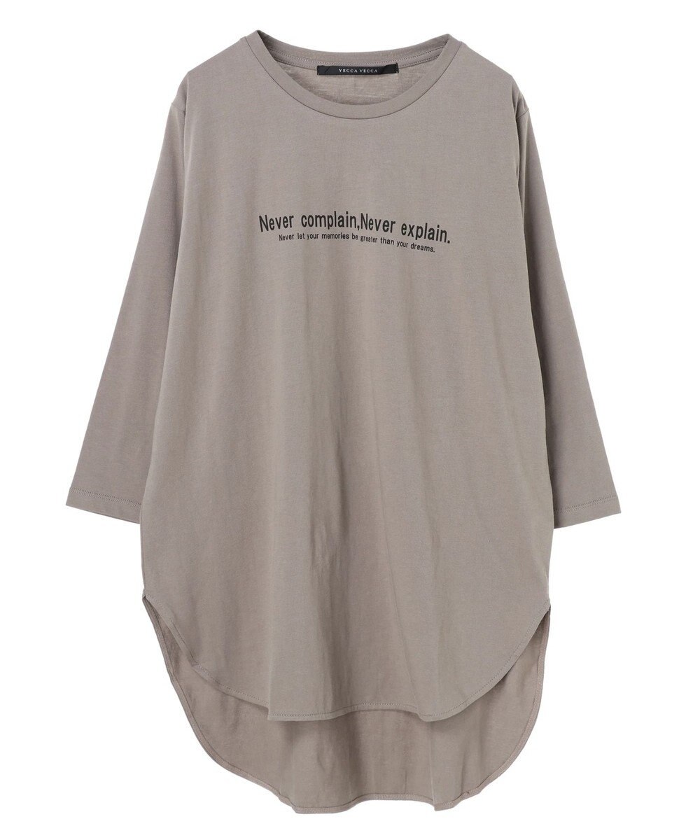 ラウンドヘムロゴ7分袖tee Yecca Vecca ファッション通販 公式通販 オンワード クローゼット