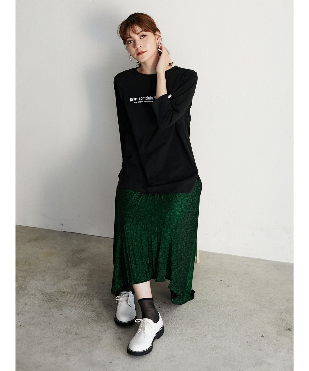 ラウンドヘムロゴ7分袖tee Yecca Vecca ファッション通販 公式通販 オンワード クローゼット