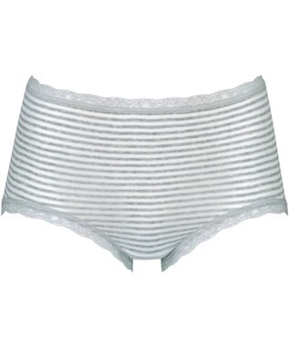 Wing ショーツ　【デイリーフィットやわらかコットン】　身生地部綿混　なめらかなフィット感  はきこみ丈ふかめ　ウイング／ワコール　EC3210 グレー