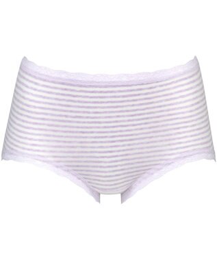 Wing ショーツ　【デイリーフィットやわらかコットン】　身生地部綿混　なめらかなフィット感  はきこみ丈ふかめ　ウイング／ワコール　EC3210 パープル