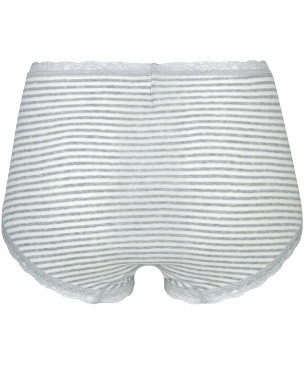 Wing ショーツ　【デイリーフィットやわらかコットン】　身生地部綿混　なめらかなフィット感  はきこみ丈ふかめ　ウイング／ワコール　EC3210 グレー