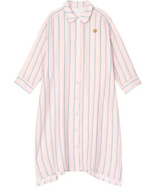 ワンピース ロング袖 ストライプ柄と王冠刺繍 ワコール Ulq134 Tsumori Chisato Sleep ファッション通販 公式通販 オンワード クローゼット