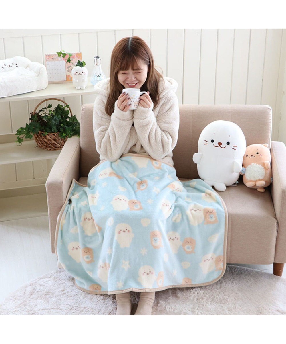 しろたん ひざかけ 70cm 100cm らっこいぬ柄 Mother Gardenファッション通販 公式通販 オンワード クローゼット