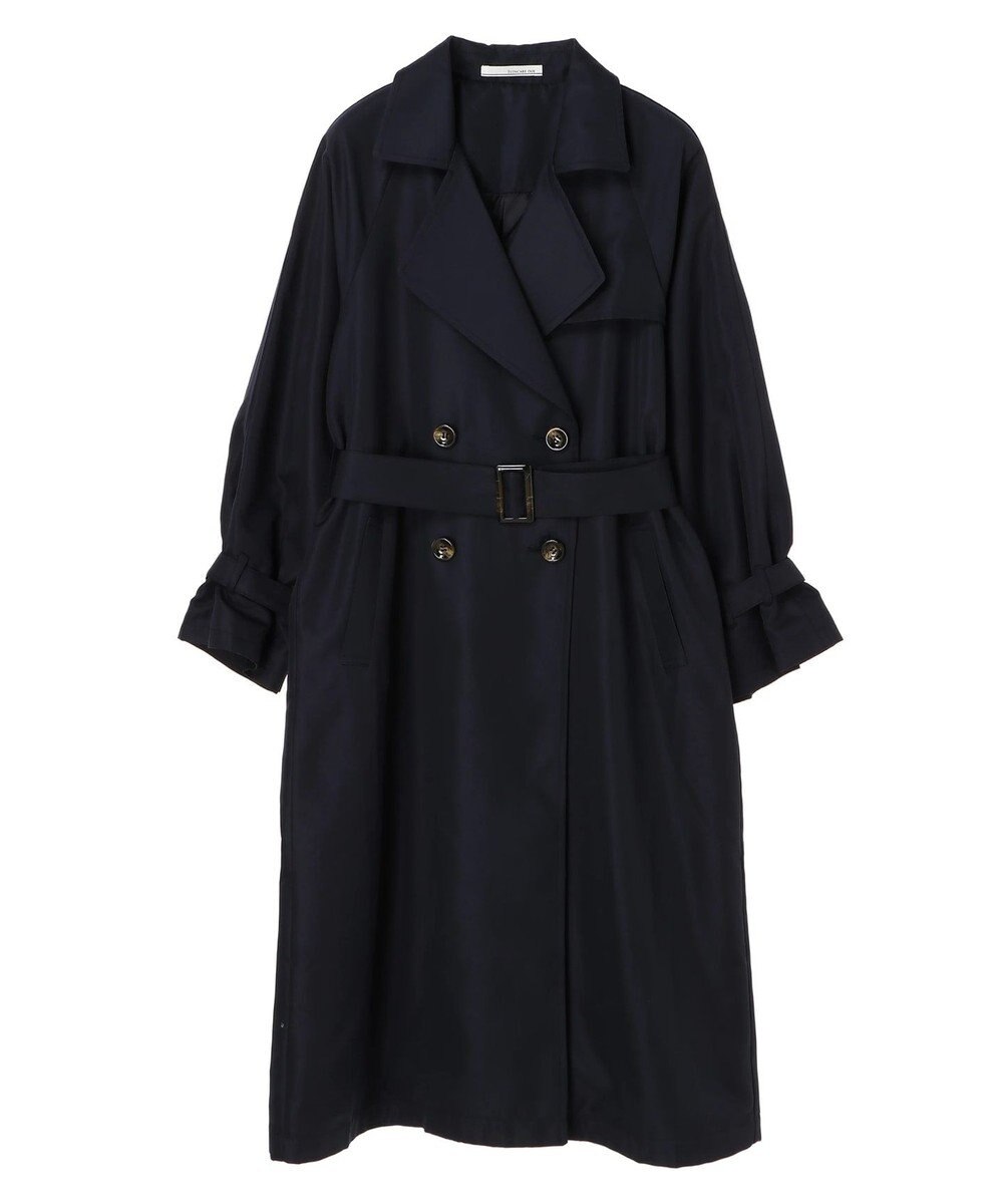 ELENCARE DUE バックプリーツトレンチコート / Green Parks  