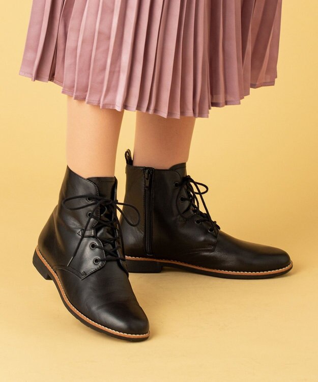 ASICS WALKING ペダラ レディース 2E   2.0cmヒール ブラック系