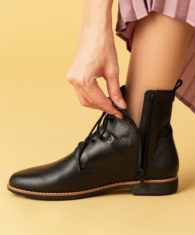 ASICS WALKING ペダラ レディース 2E   2.0cmヒール ブラック系