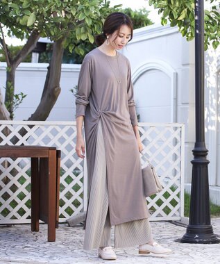 リラックス 洗える 着回し自在のカットソーワンピース プリーツパンツ Tiaclasse ファッション通販 公式通販 オンワード クローゼット