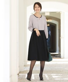 洗える 大人上品なカラー配色ブラウスワンピース Tiaclasse ファッション通販 公式通販 オンワード クローゼット 洗える 大人上品なカラー配色ブラウスワンピース Tiaclasse ファッション通販 公式通販 オンワード クローゼット