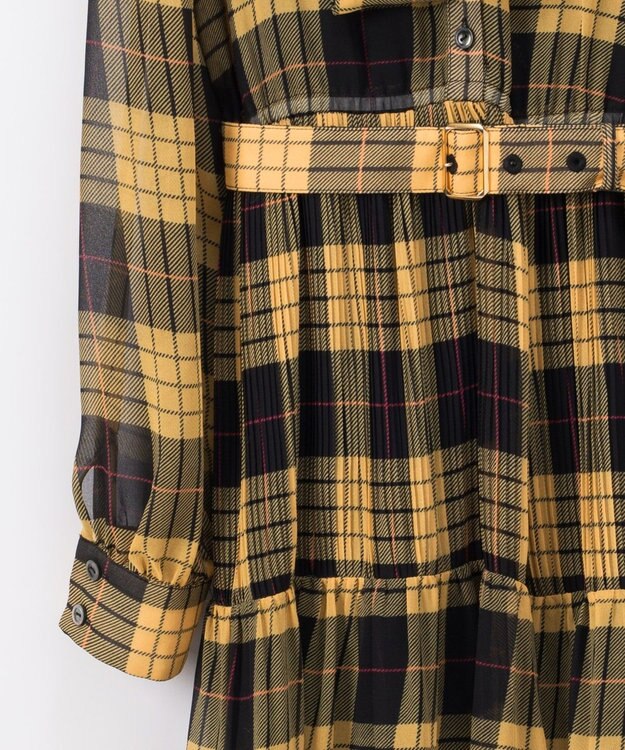 ボウタイ付チェックプリントワンピース Grace Continentalファッション通販 公式通販 オンワード クローゼット