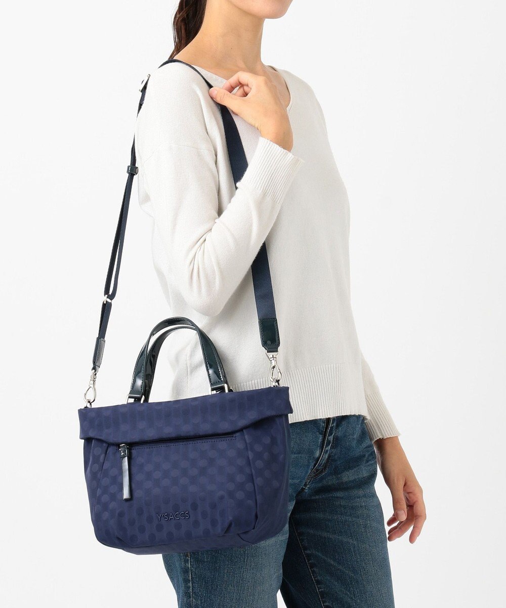 Y'SACCS PolkaDots口折れミニトート 