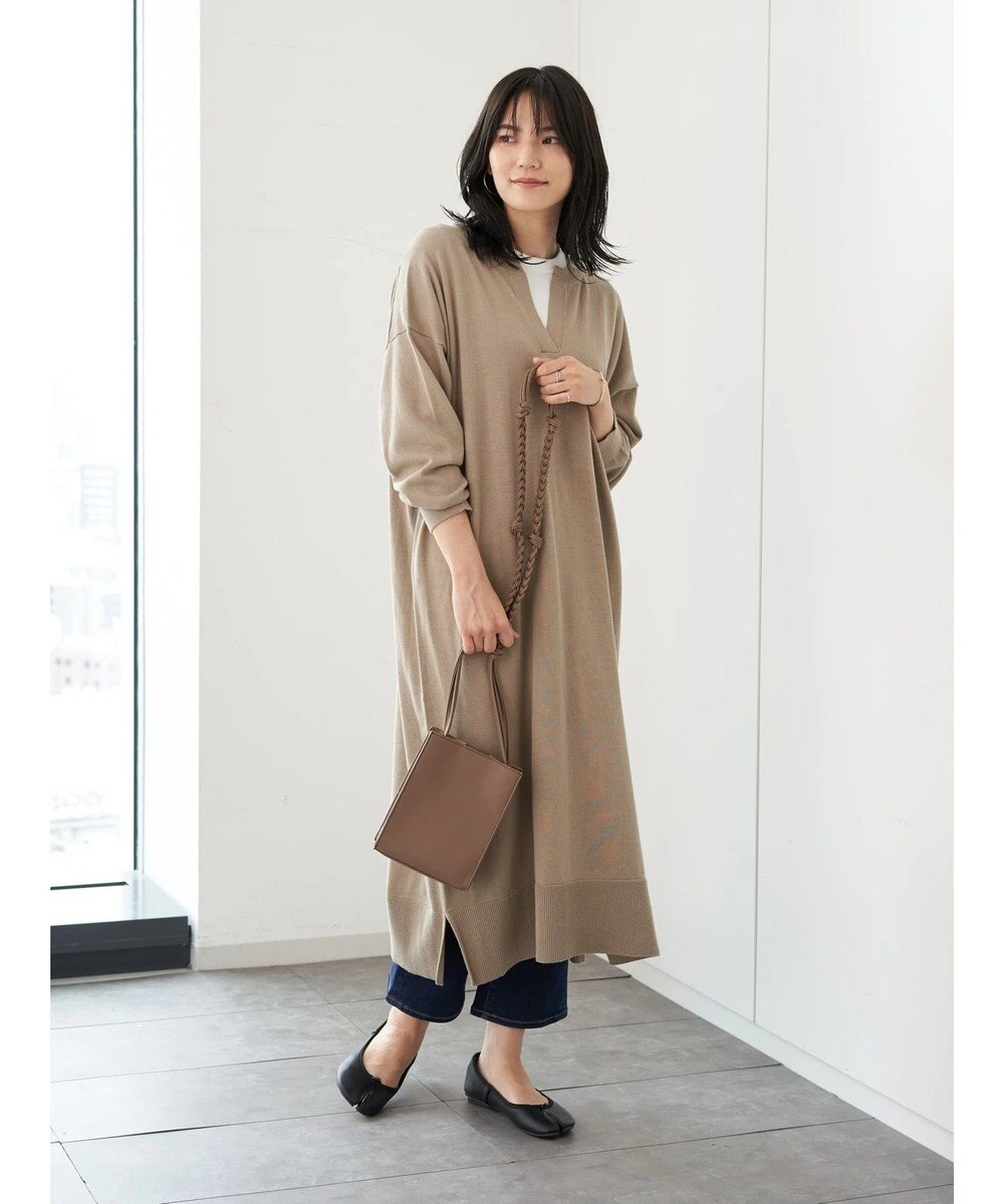 Vネックドロップショルダーニットワンピース American Holicファッション通販 公式通販 オンワード クローゼット