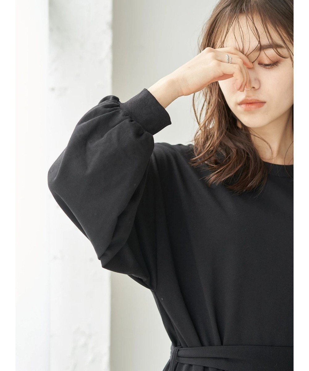 ボリューム袖ベルト付きスウェットワンピース Earth Music Ecologyファッション通販 公式通販 オンワード クローゼット