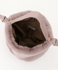 UNBILLION cachecache サイドリボンエコファー2wayショルダーバッグ