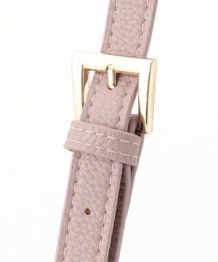 UNBILLION cachecache サイドリボンエコファー2wayショルダーバッグ ピンク