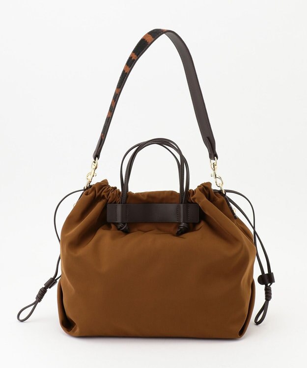 UNBILLION kakatoo ナイロンドローストリング3wayトートバッグ ブラウン