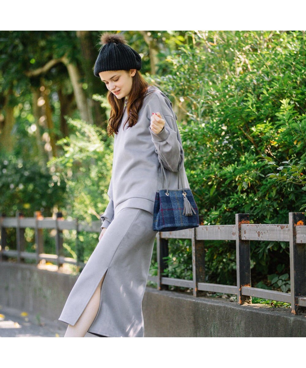 Perche ハリスツイードドロストショルダーバッグ Unbillionファッション通販 公式通販 オンワード クローゼット