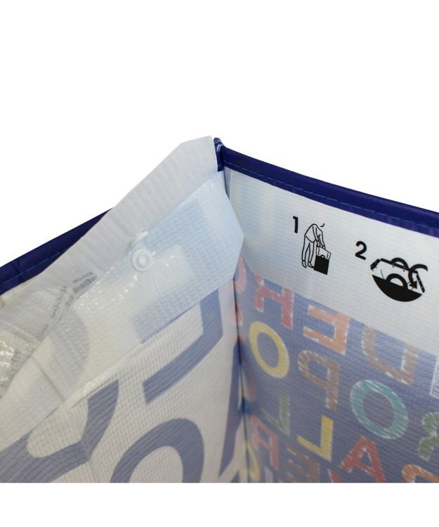 ROOTOTE 9680【ゴミ箱：エコバッグ】/ RT ルーガービッジ45L-C 01：アルファベット4