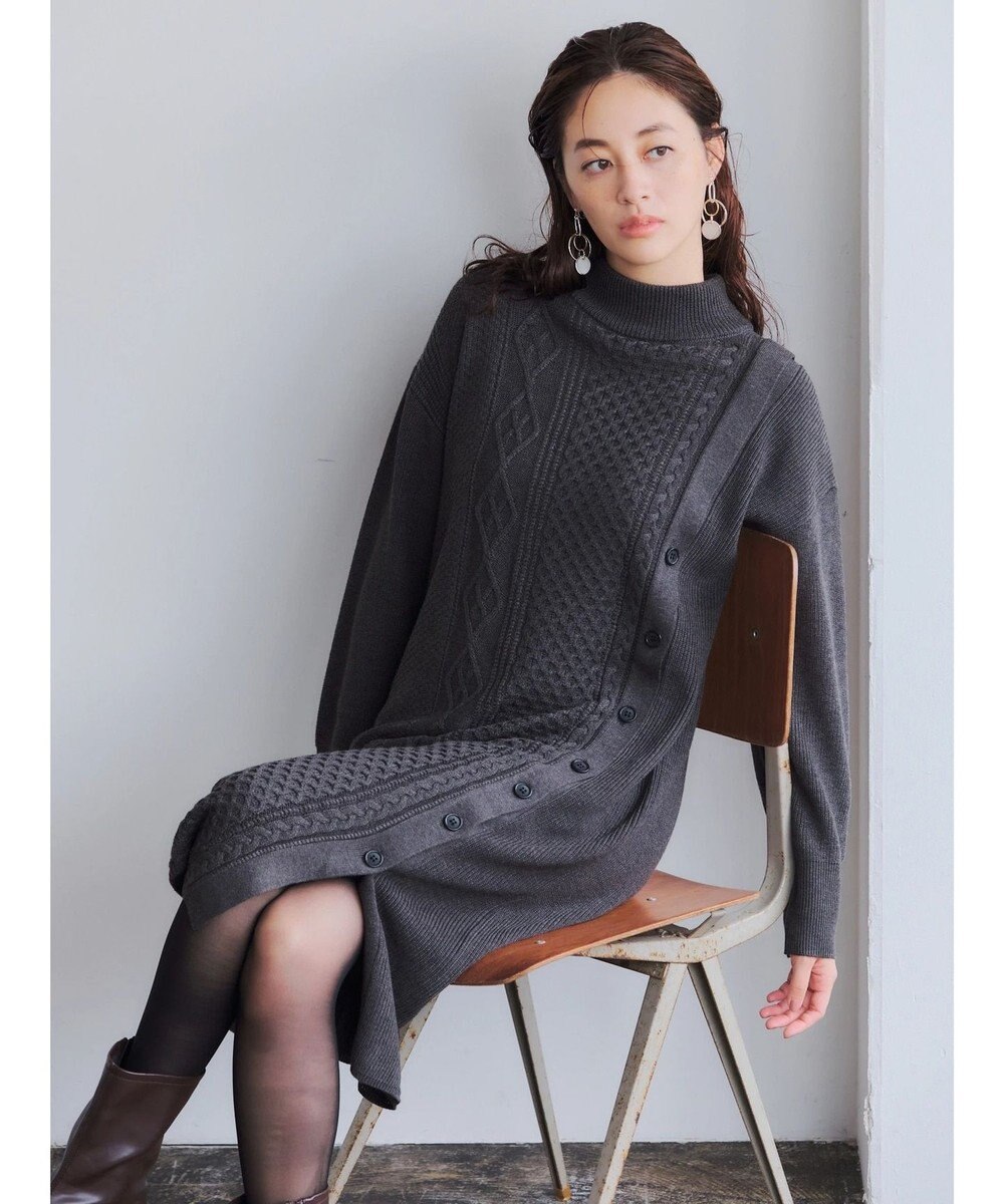 ボタンデザインニットワンピース Yecca Vecca ファッション通販 公式通販 オンワード クローゼット