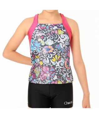 Yバックロングトップ オンラインショップ限定 ネイビー箔 S