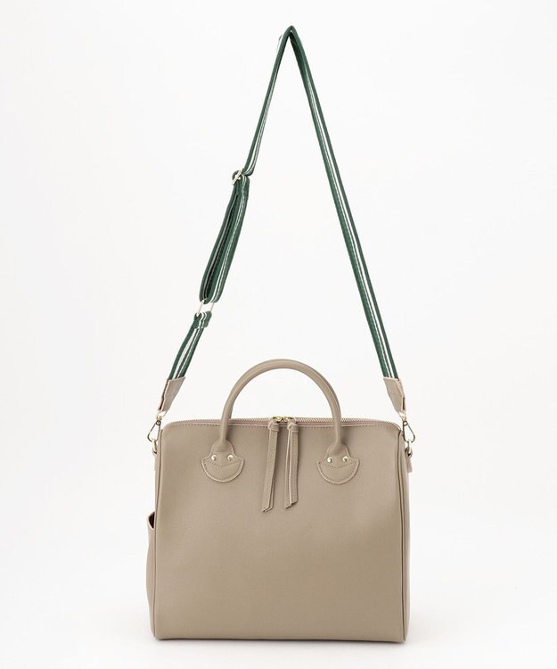 UNBILLION perche 牛革オイル2wayテープショルダー オーク