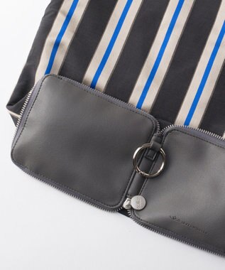 GRACE CONTINENTAL ファブリックトートバッグ ブルー