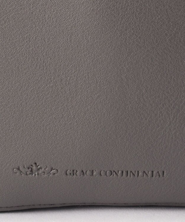 GRACE CONTINENTAL ファブリックトートバッグ ブルー