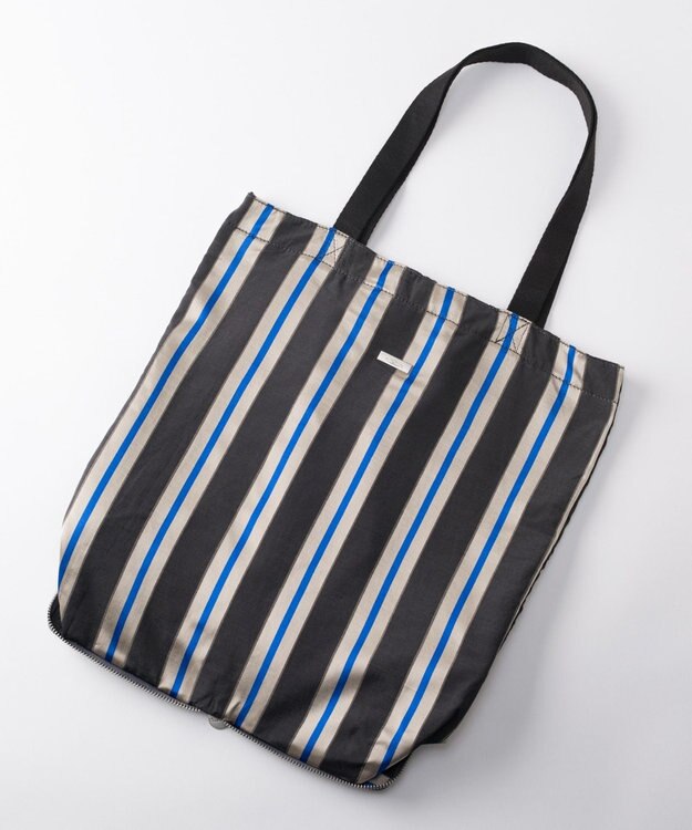 GRACE CONTINENTAL ファブリックトートバッグ ブルー