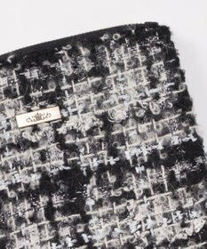 GRACE CONTINENTAL ファブリックフラットポーチ