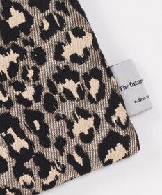 GRACE CONTINENTAL ファブリックフラットポーチ