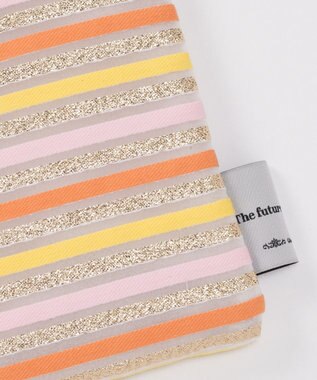 GRACE CONTINENTAL ファブリックフラットポーチ イエロー