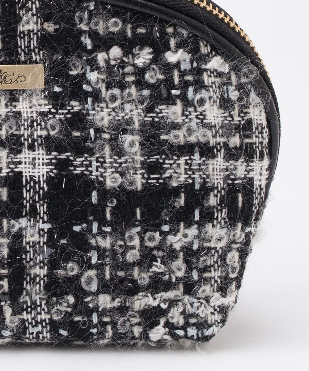 GRACE CONTINENTAL ファブリックシェルポーチ 