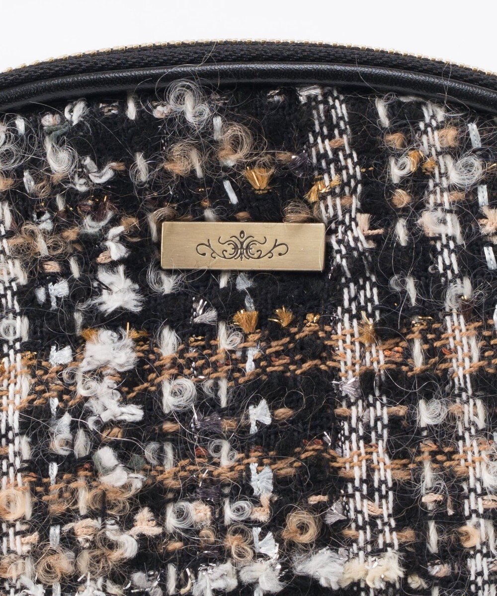 GRACE CONTINENTAL ファブリックシェルポーチ 