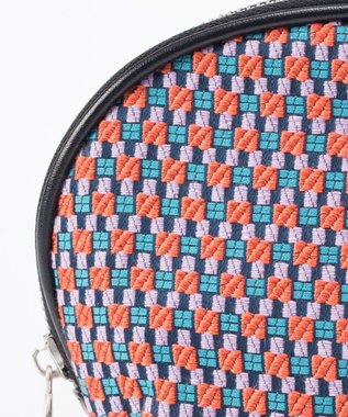 GRACE CONTINENTAL ファブリックシェルポーチ ローズ