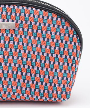 GRACE CONTINENTAL ファブリックシェルポーチ ローズ