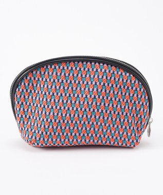 GRACE CONTINENTAL ファブリックシェルポーチ ローズ