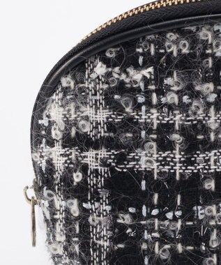 GRACE CONTINENTAL ファブリックシェルポーチ ブラック