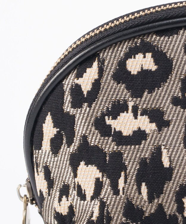 GRACE CONTINENTAL ファブリックシェルポーチ グレー