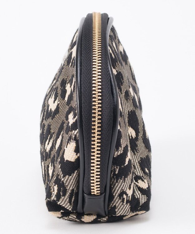 GRACE CONTINENTAL ファブリックシェルポーチ グレー